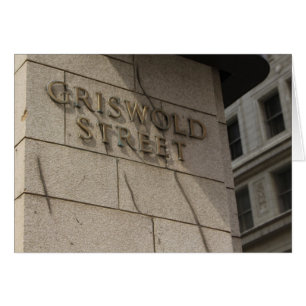 Postcard de Detroit - Griswold St