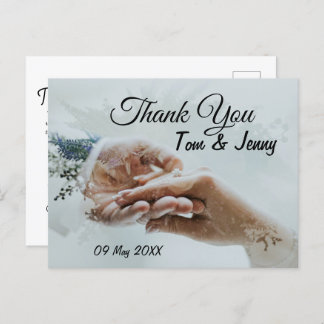 Postcard gracias por asistir a la invitación