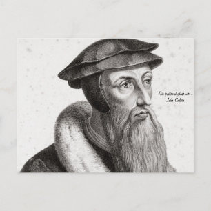 Postcard - John Calvin "Esta postal me eligió"