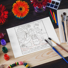 Postcarta de color de guiones de Go