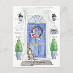 Postcarta de Invitación móvil de Wolf Hound