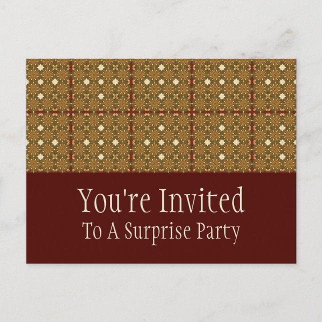 Postcarta de invitación por temas (Anverso)