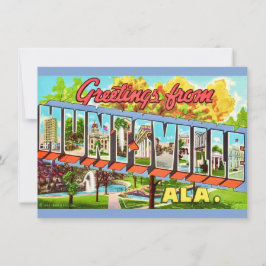 Postcarta de vinos de Huntsville Alabama