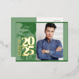 Postcarta especial de invitación a Relieve metaliz