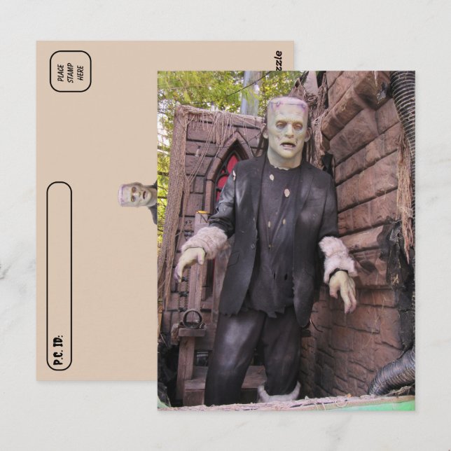 Postcross - la postal de Frankenstein (Anverso / Reverso)