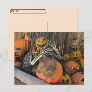 Postcross - postal de Halloween de la Ghoul de cal