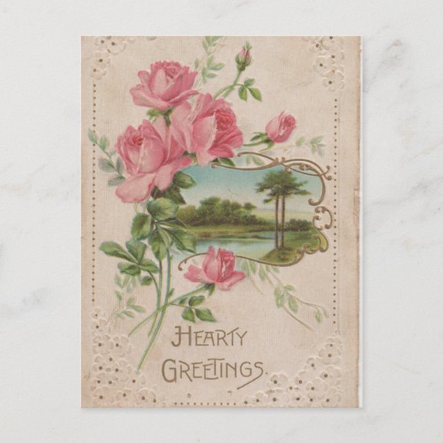 Poste histórico de la tarjeta del día de San (Anverso)