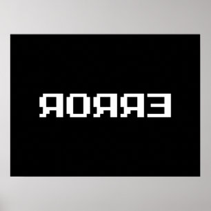 PÓSTER Я OЯ Я Ǝ ERROR