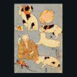 Póster た と え 尽 の (下), Gatos Japoneses (3), Kuniyoshi, Uk<br><div class="desc">歌 川 国 Utagawa Kuniyoshi Utagawa Kuniyoshi (1 de enero de 1798 - 14 de abril de 1861) fue uno de los últimos grandes maestros del estilo ukiyo-e japonés de las impresiones y pintura en bloques de madera. Él está asociado con la escuela de Utagawa. La gama de temas preferidos...</div>