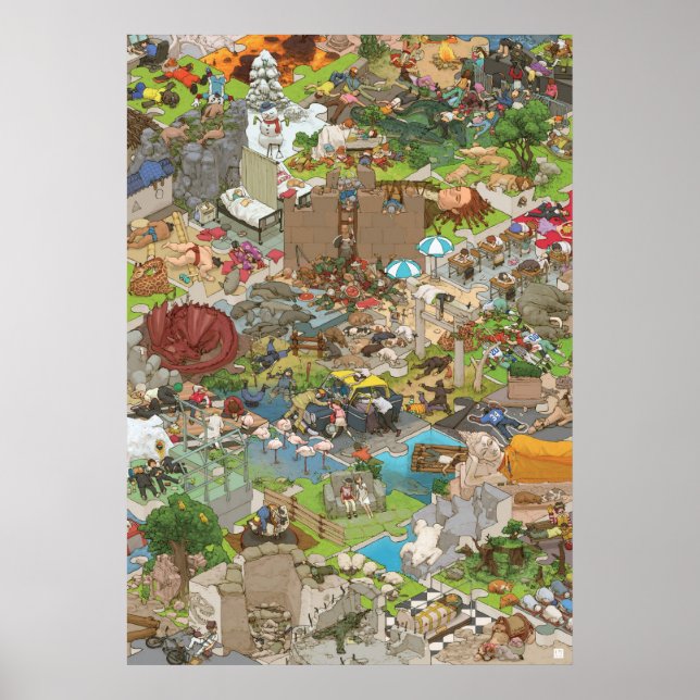 Póster マ ダ タ カ ヒ Todos duermen (Frente)