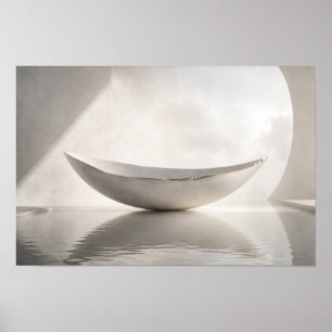 Póster 余白の器 — Aurema (Paisaje)