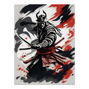 Póster 侍 の 士 guerrero samurai