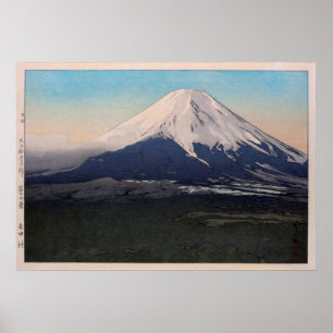 Póster 富 士 十 景 吉 村, Diez vistas de Fuji, Yoshida vil.