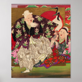 Póster 日本の伝統的な絵画 Japanese traditional paintings