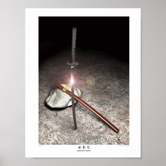 PÓSTER 日本刀 (Frente)