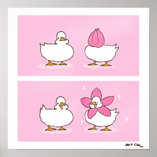 PÓSTER 桜もちもちアヒル  (Frente)