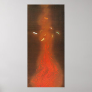 Póster 炎 舞, 速 水 舟 danza de las llamas, Gyoshū