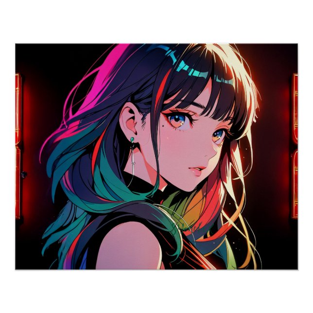 Póster 煌霞の少女【Radiant Haze Girl】  (Anverso)