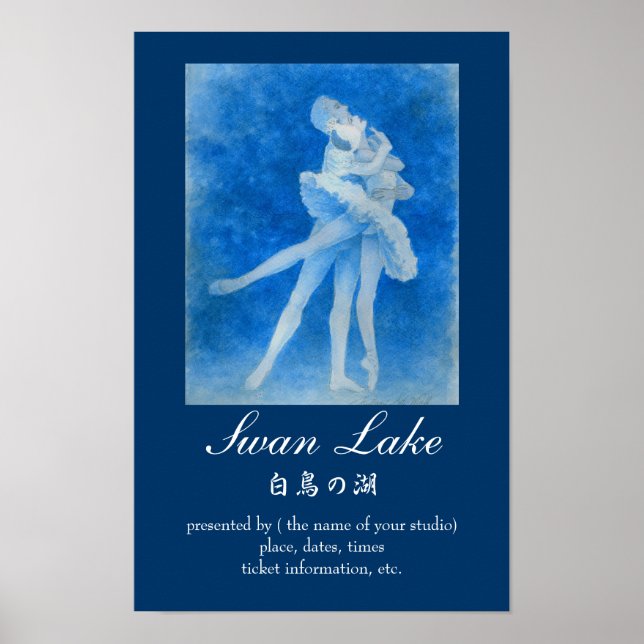 Póster 白 鳥 の 湖 バ エ htsnihtæレ (Frente)