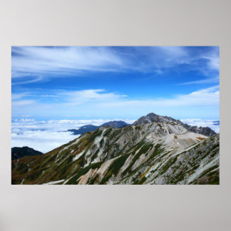 PÓSTER 立 山 連 峰 の 並 山