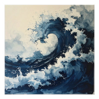 Póster 蒼の波 – The Indigo Wave