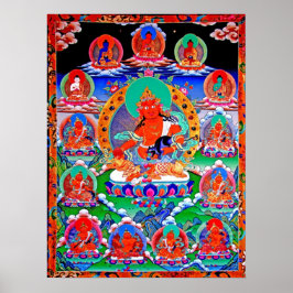 Póster 黃 財 神 Yellow Jambhala n retinue Poster