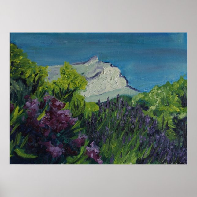 Póster 0035-la Ste Victoire en verano (Frente)
