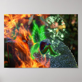 Póster 014-B46=nada-014 -Ataque de hadas-