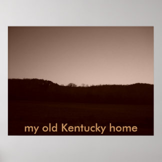 Póster 057, mi vieja casa de Kentucky