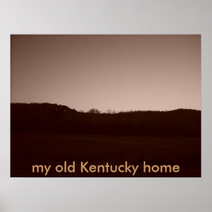Póster 057, mi viejo hogar de Kentucky