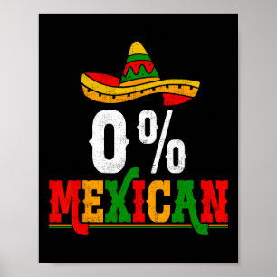 Póster 0% Fiesta Mexicana Fiesta Cinco De Mayo