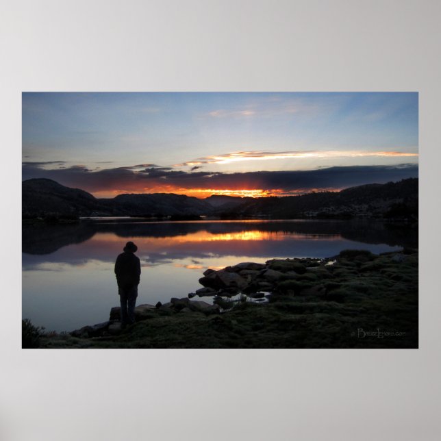 Póster 1000 Island Lake Sunrise - Ansel Adams Wilderness (Frente)