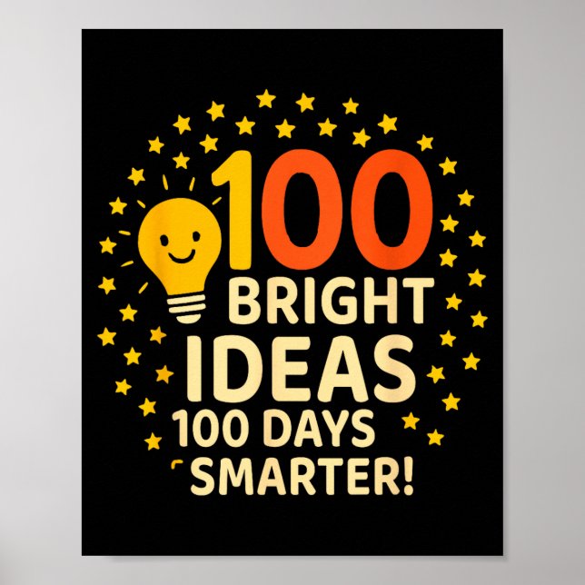 Póster 100 Bright Ideas 100 Days Smarter Design, 100 Days (Frente)