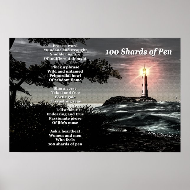 Póster 100 Comprimidos De Pluma (Frente)