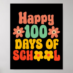 Póster 100° Día De La Escuela 100 Días De La Escuela