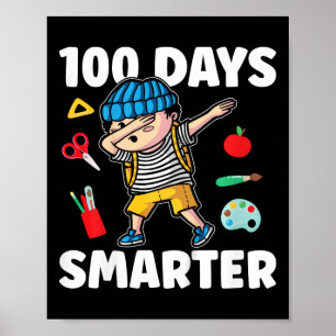 Póster 100° Día De Niños Escolares 100 Días De Escuela