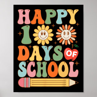 Póster 100 días 100 días de escuela para Chicas niños y n