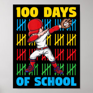 Póster 100 Días De Escolares 100º Día De Enseñanza
