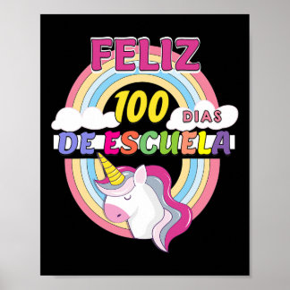 Póster 100 Días De Escuela