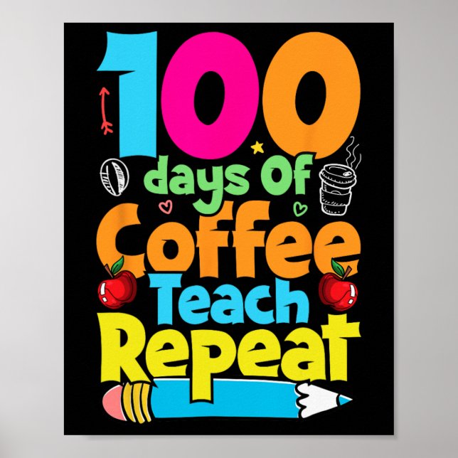 Póster 100 Días De Escuela (Frente)