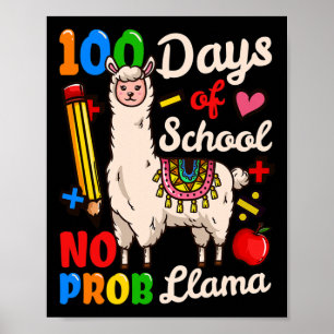 Póster 100 Días De Escuela 2