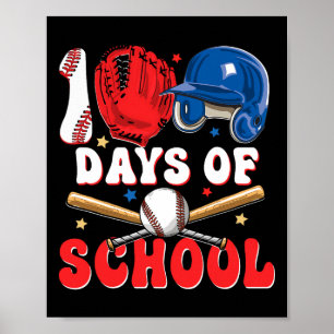 Póster 100 Días De Escuela Bysebyll 100º Día Para Niño