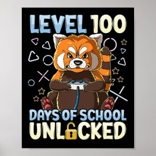 Póster 100 Días De Escuela Desbloqueados 1