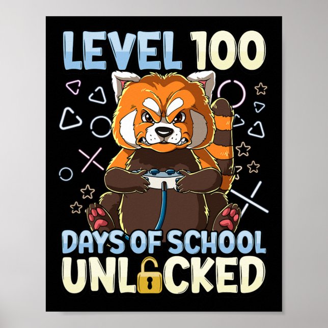 Póster 100 Días De Escuela Desbloqueados 1 (Frente)