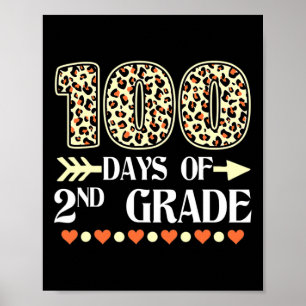 Póster 100 Días De Escuela Leopa