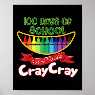 Póster 100 Días De Escuela Me Hicieron Sensarme De Grito 
