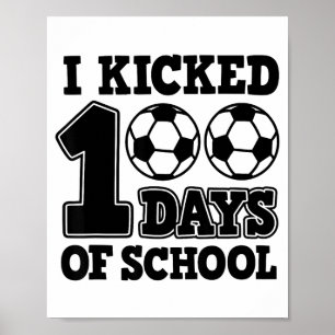 Póster 100 Días De Fútbol De La Escuela