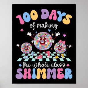 Póster 100 Días De Hacer Que Todo El Cl Brillara Bailando