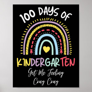 Póster 100 Días De Jardín De Niños Me Hicieron Sensarme D