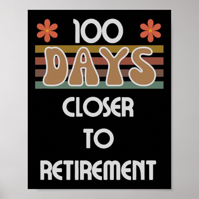 Póster 100 Días De Jubilación (Frente)